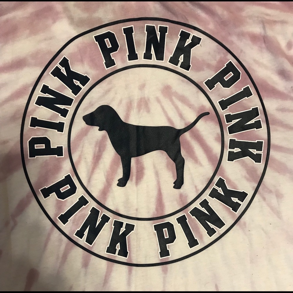 Pink Short Sleeve Tie Dye Top